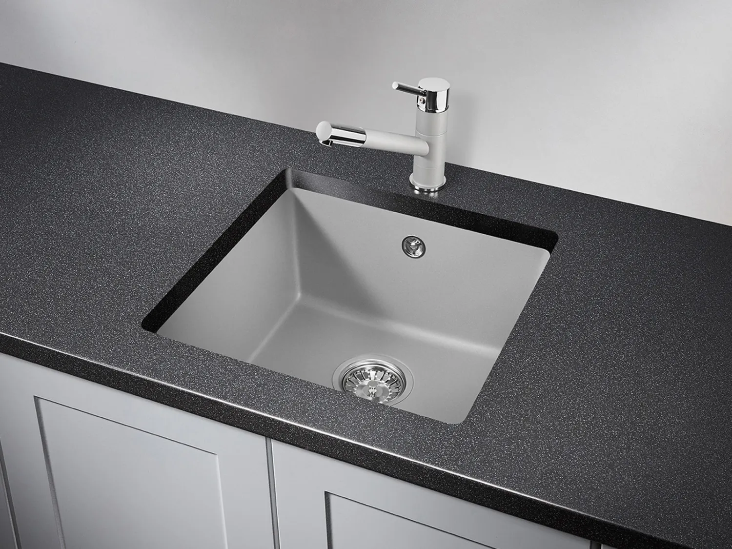 Мойка для кухни Granula 4451 алюминиум, 45,5х46 см, квадратная