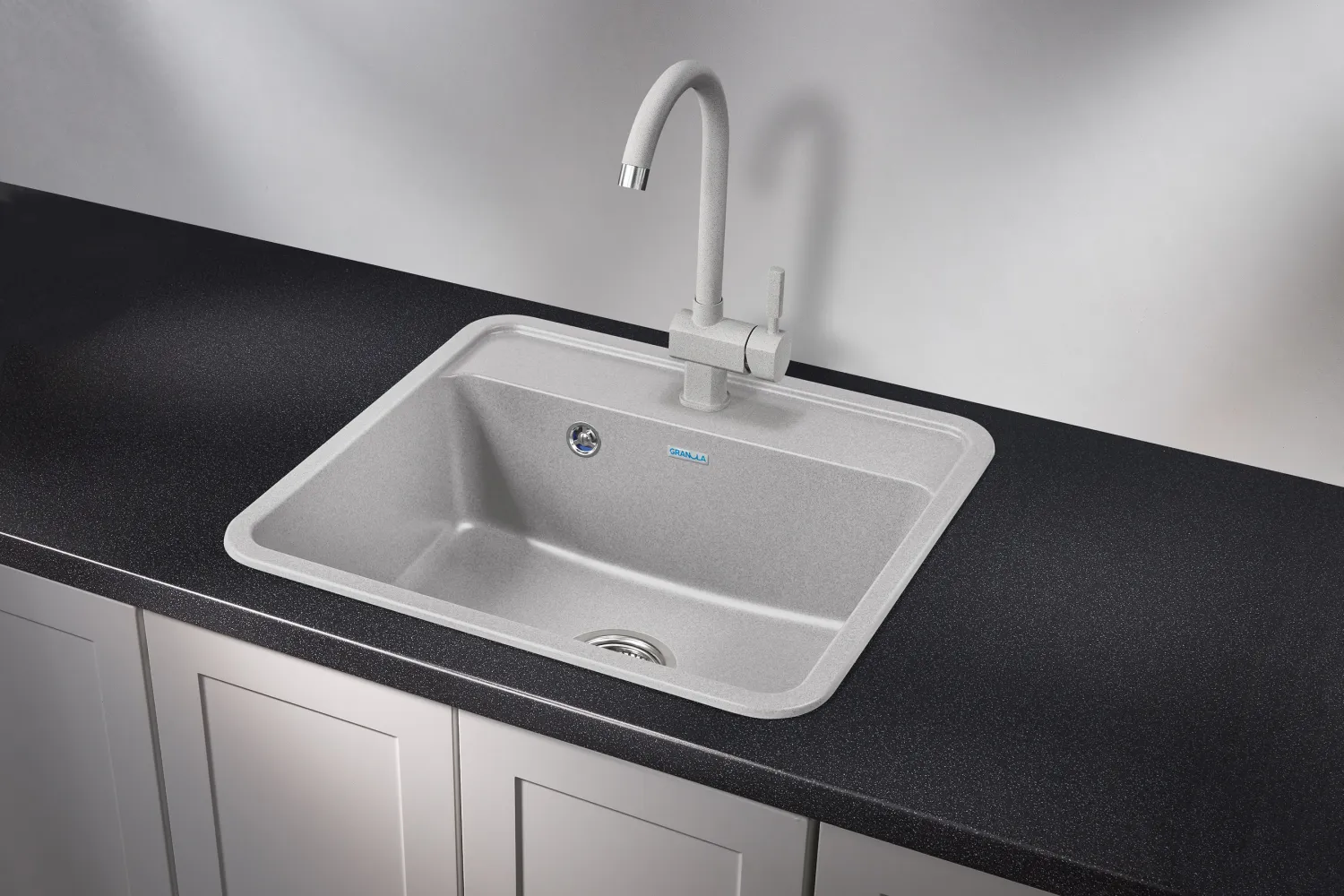 5601, БАЗАЛЬТ, кухонная мойка, СтандАРТ кварц