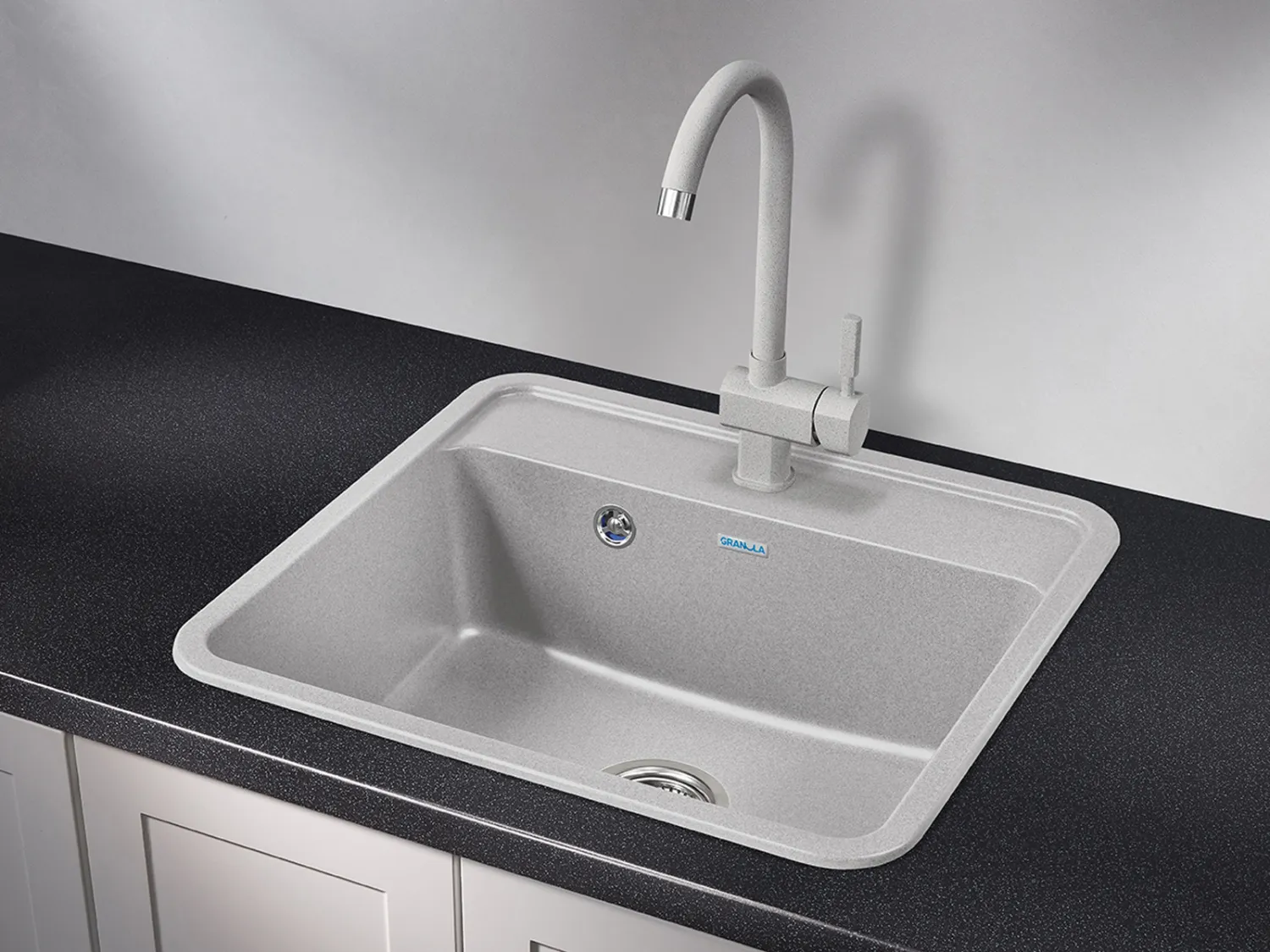 Мойка для кухни Granula Standart 5601 базальт, 56х50 см, прямоугольная