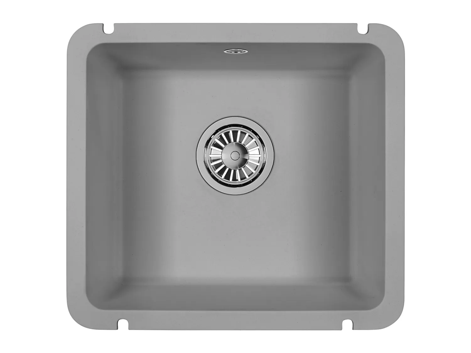 Мойка для кухни Granula 3601 алюминиум, 45,5х41,5 см, квадратная
