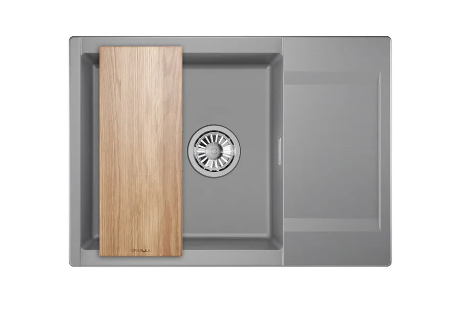 ES-7003, АЛЮМИНИУМ, кухонная мойка, кварц, ESTETICA