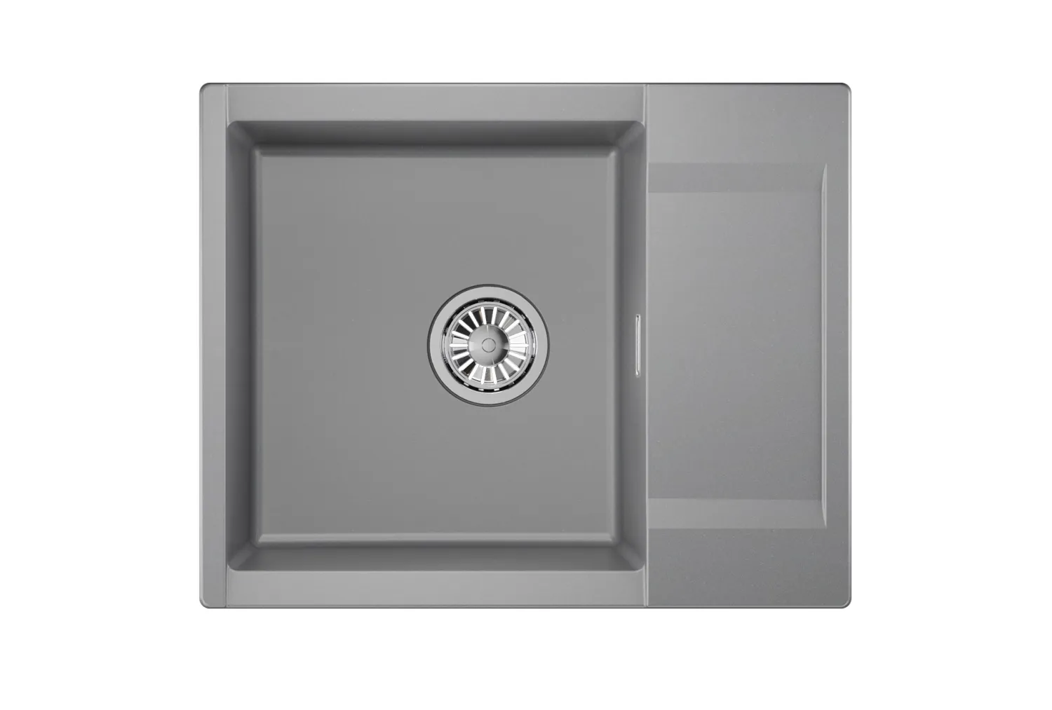 Мойка для кухни Granula Estetica 6202 алюминиум, 62х50 см, прямоугольная