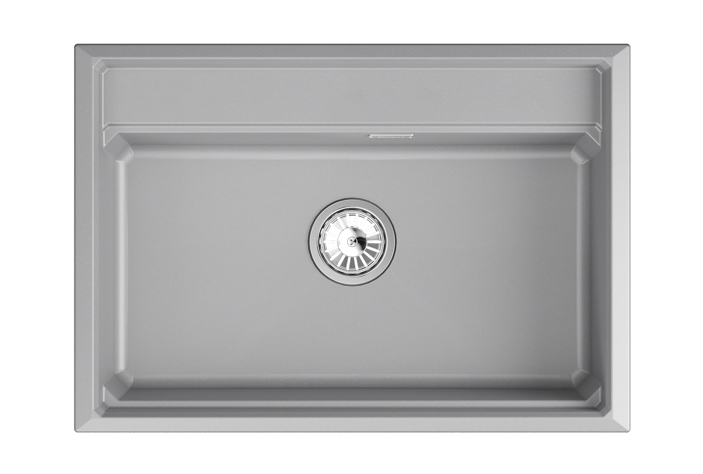 Мойка для кухни Granula Kitchen Space 7301i алюминиум, 73х51 см, прямоугольная